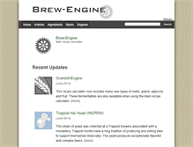 Tablet Screenshot of brew-engine.com